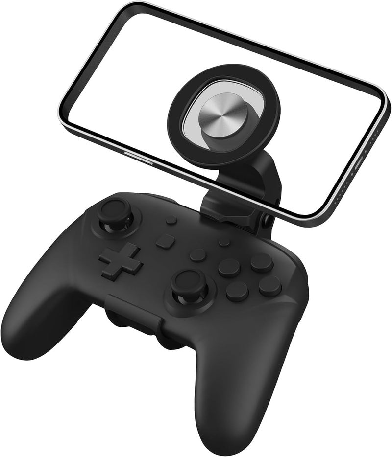 DOYO Holder for Apple Samsung, Gaming Phone Holder for Nintendo Switch and Switch Lite Pro Controllers Magnetic Controller Phone Holder - Image 2